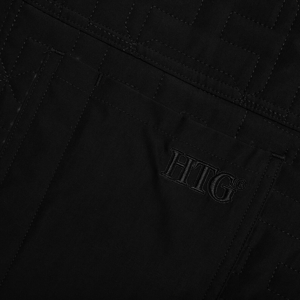 H Quilted Jacket - Black