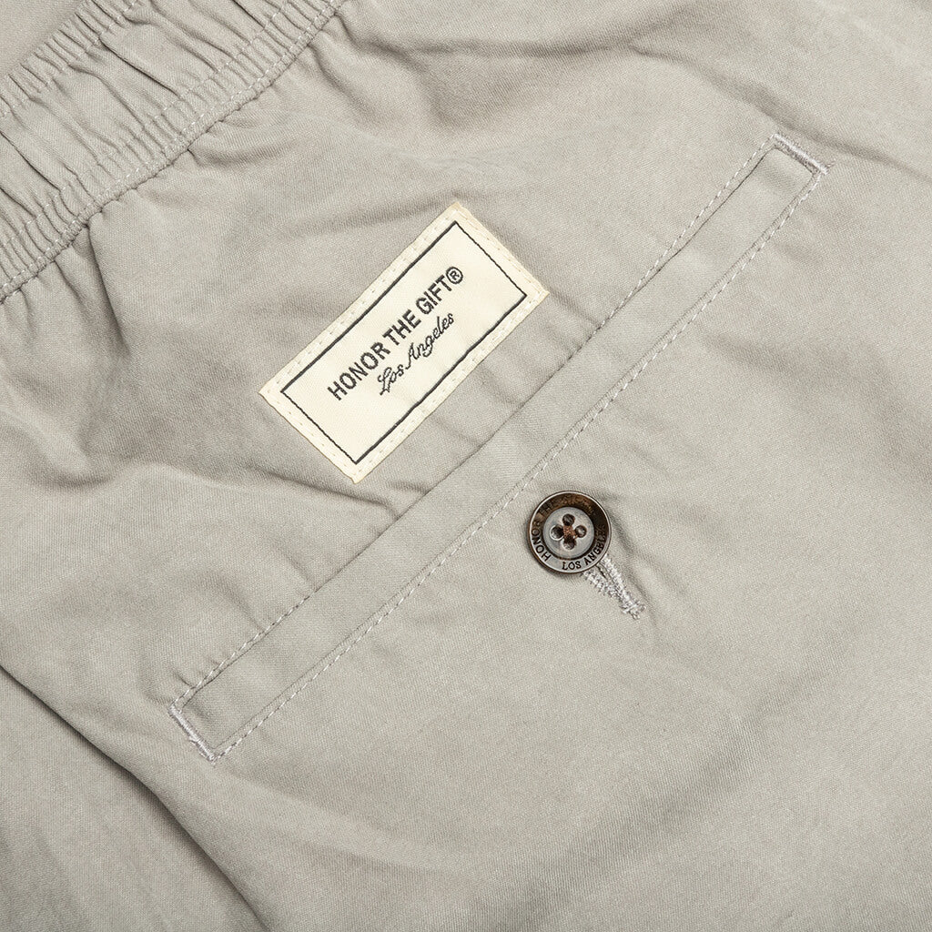 HTG Brand Poly Short - Grey