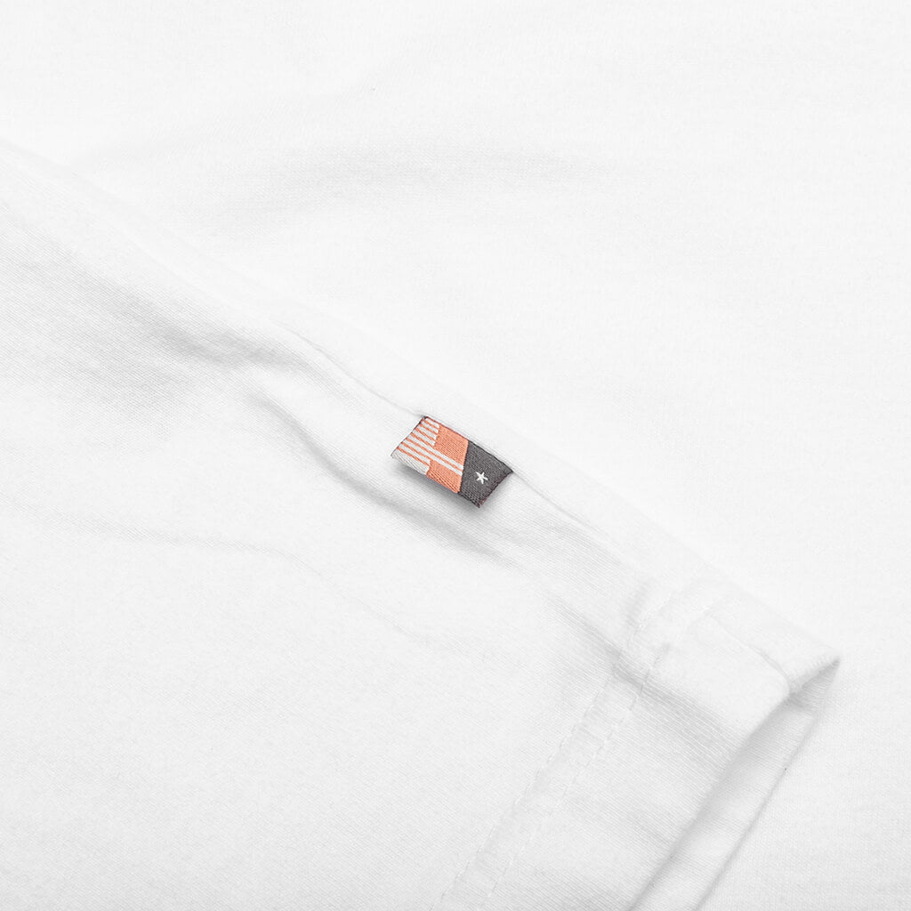 HTG Leaf S/S Tee - White