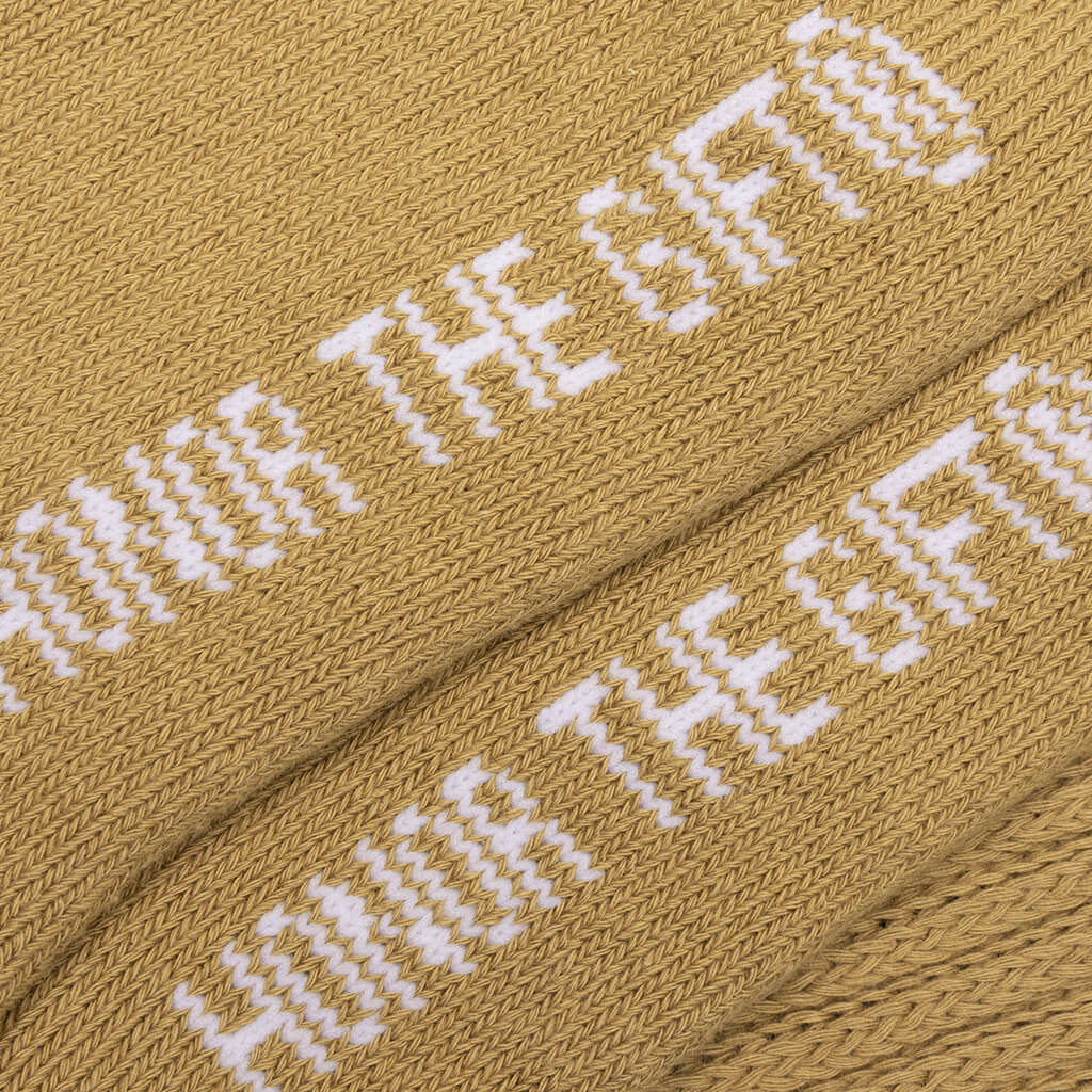 Honor The Gift HTG Loose Knit Socks - Mustard