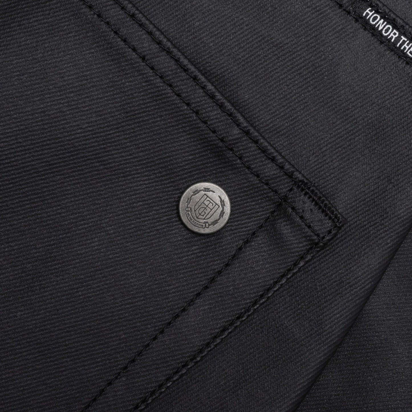HTG Wax Denim Pant - Black