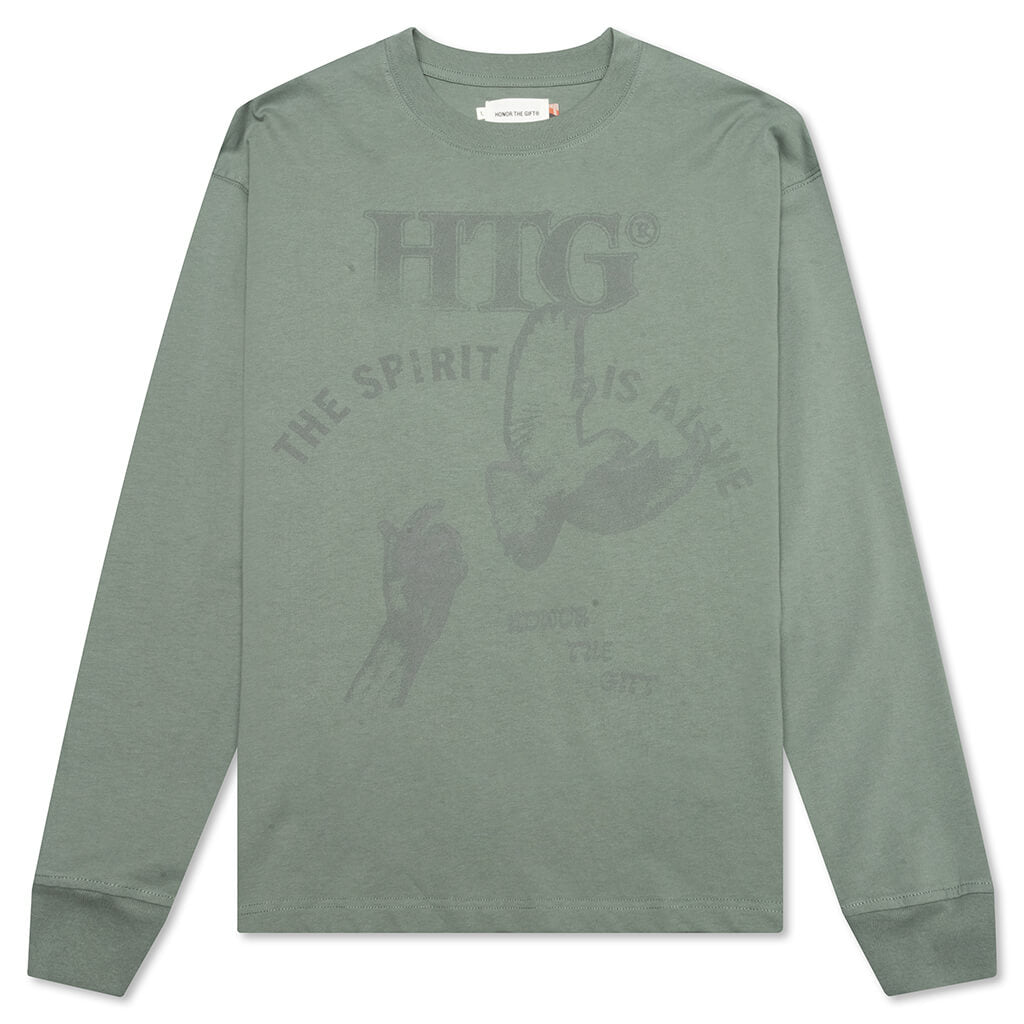 Honor The Gift Holiday Alive L/S - Sage