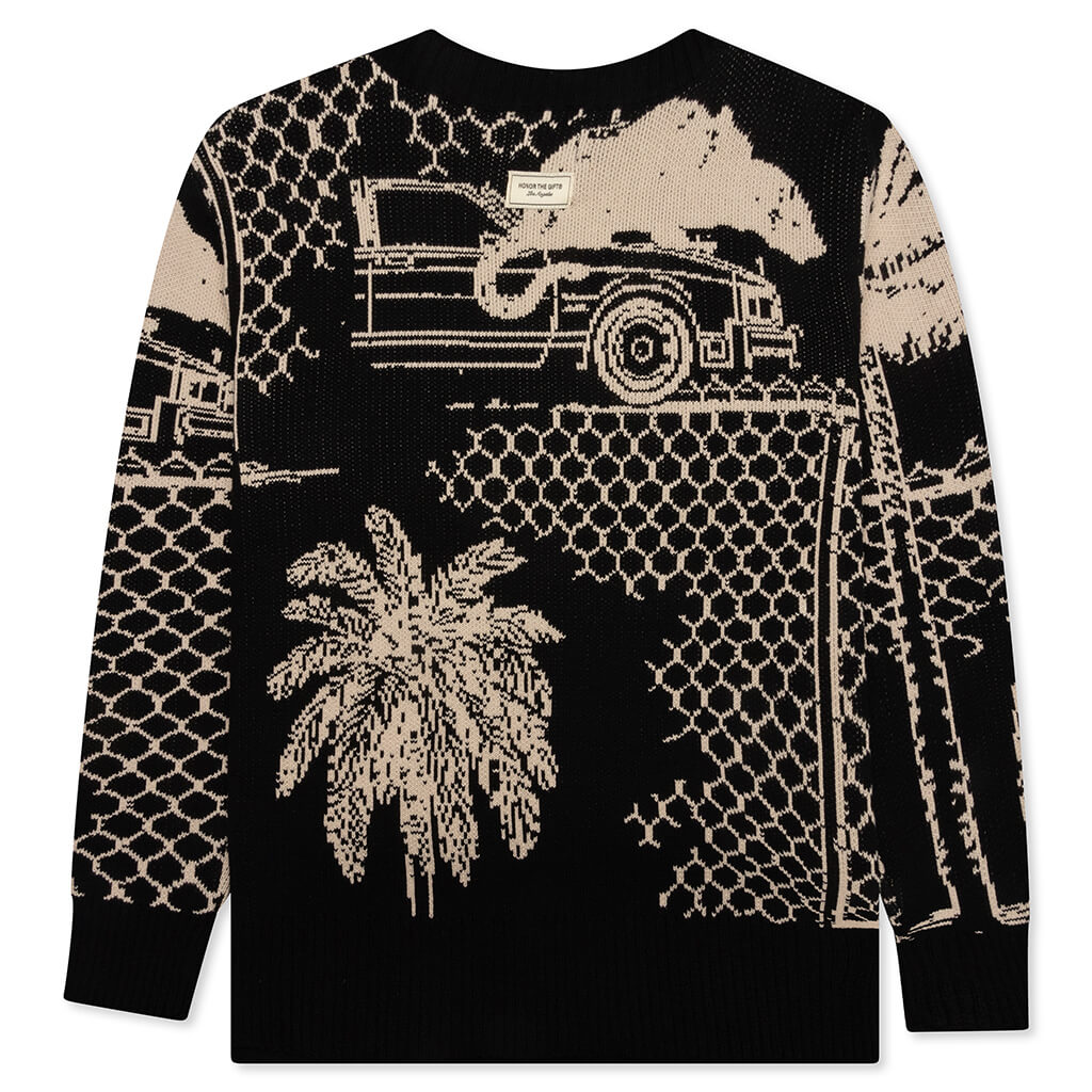 Honor The Gift Jungle Sweater - Black