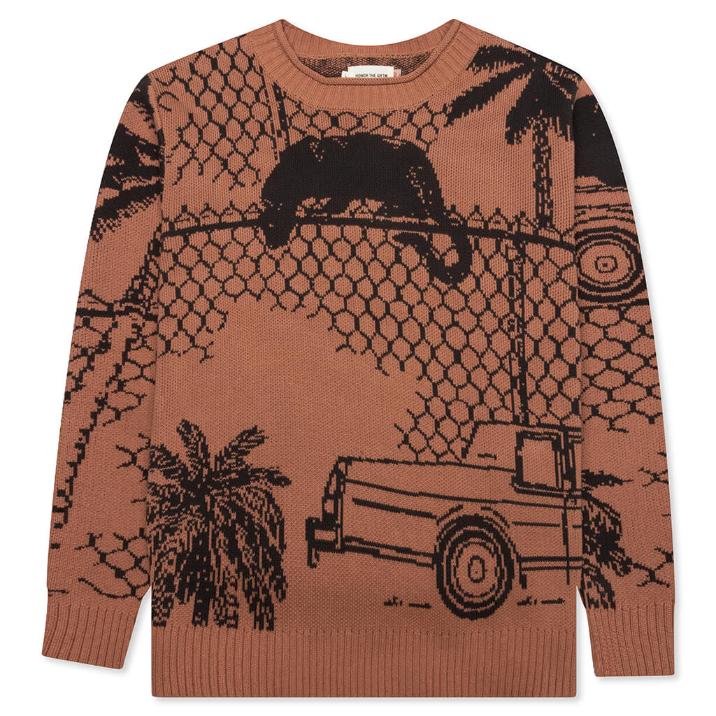 Honor The Gift Jungle Sweater - Peach