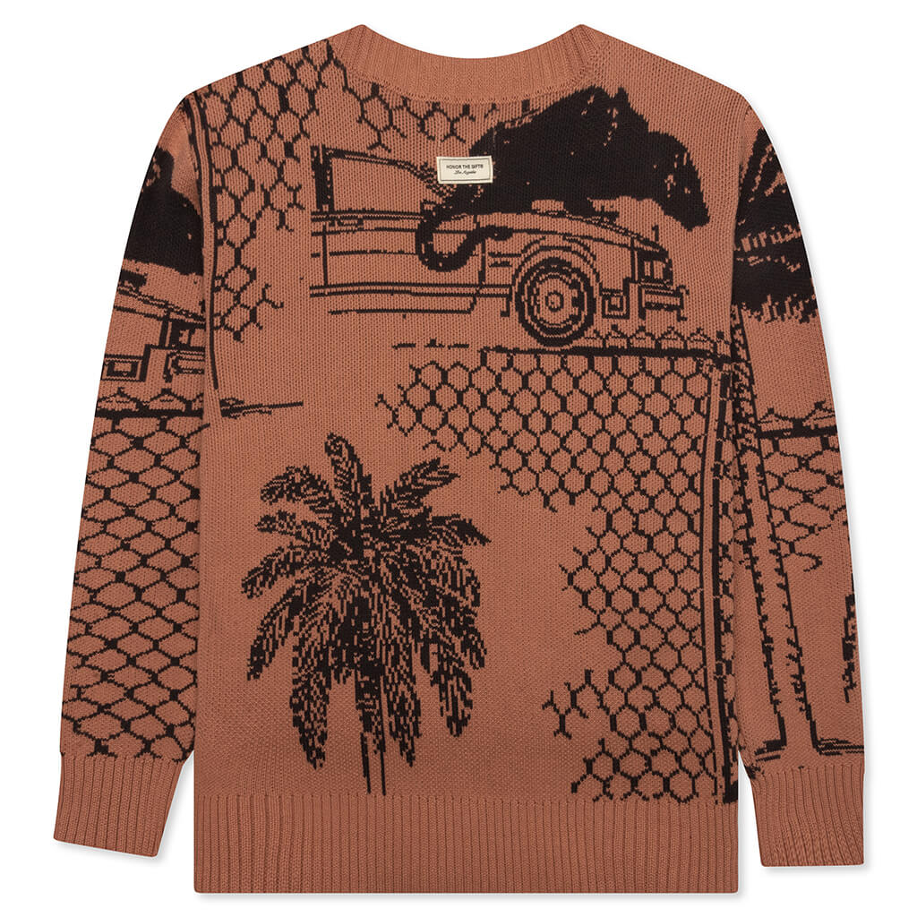Honor The Gift Jungle Sweater - Peach