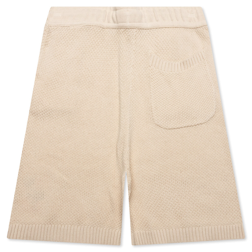 Knit H Shorts - Bone