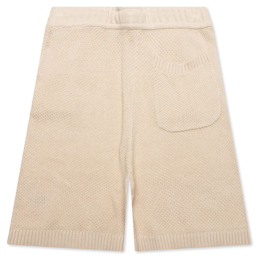 Knit H Shorts - Bone