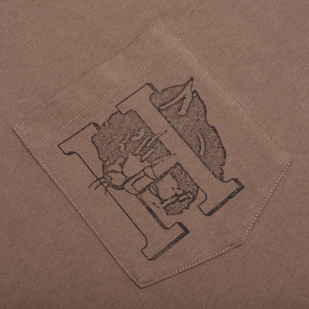 Honor The Gift Mascot Pocket S/S Tee - Brown