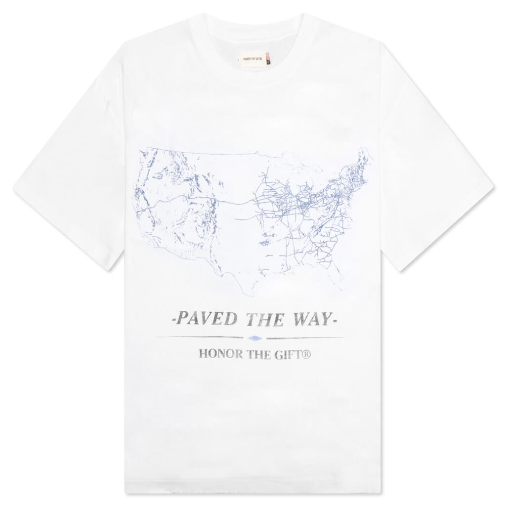 Pave The Way S/S Tee - White