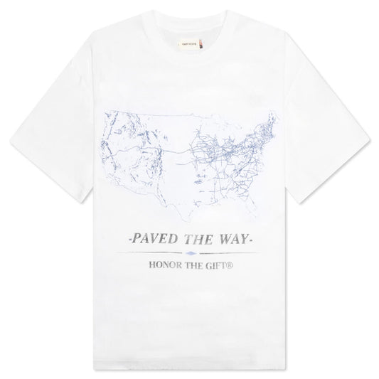 Pave The Way S/S Tee - White
