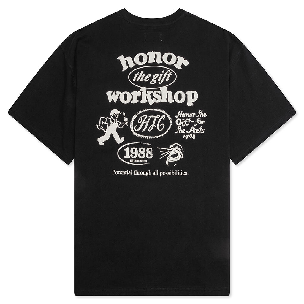 Honor Workshop Tee - Black