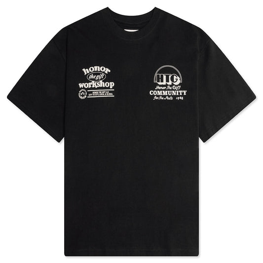 Honor Workshop Tee - Black