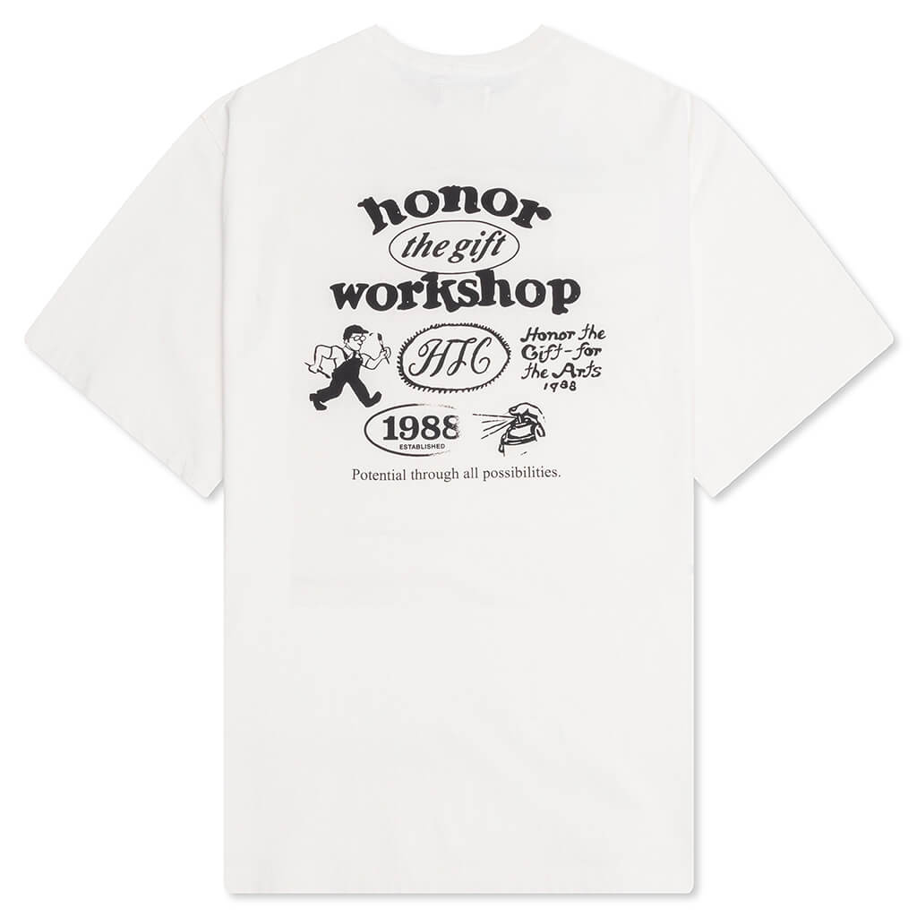 Honor Workshop Tee - Bone