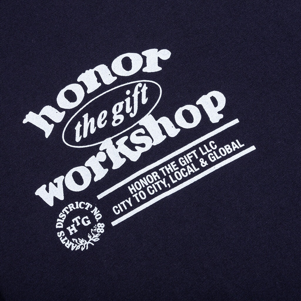 Honor Workshop Tee - Navy