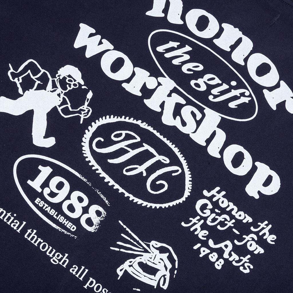 Honor Workshop Tee - Navy