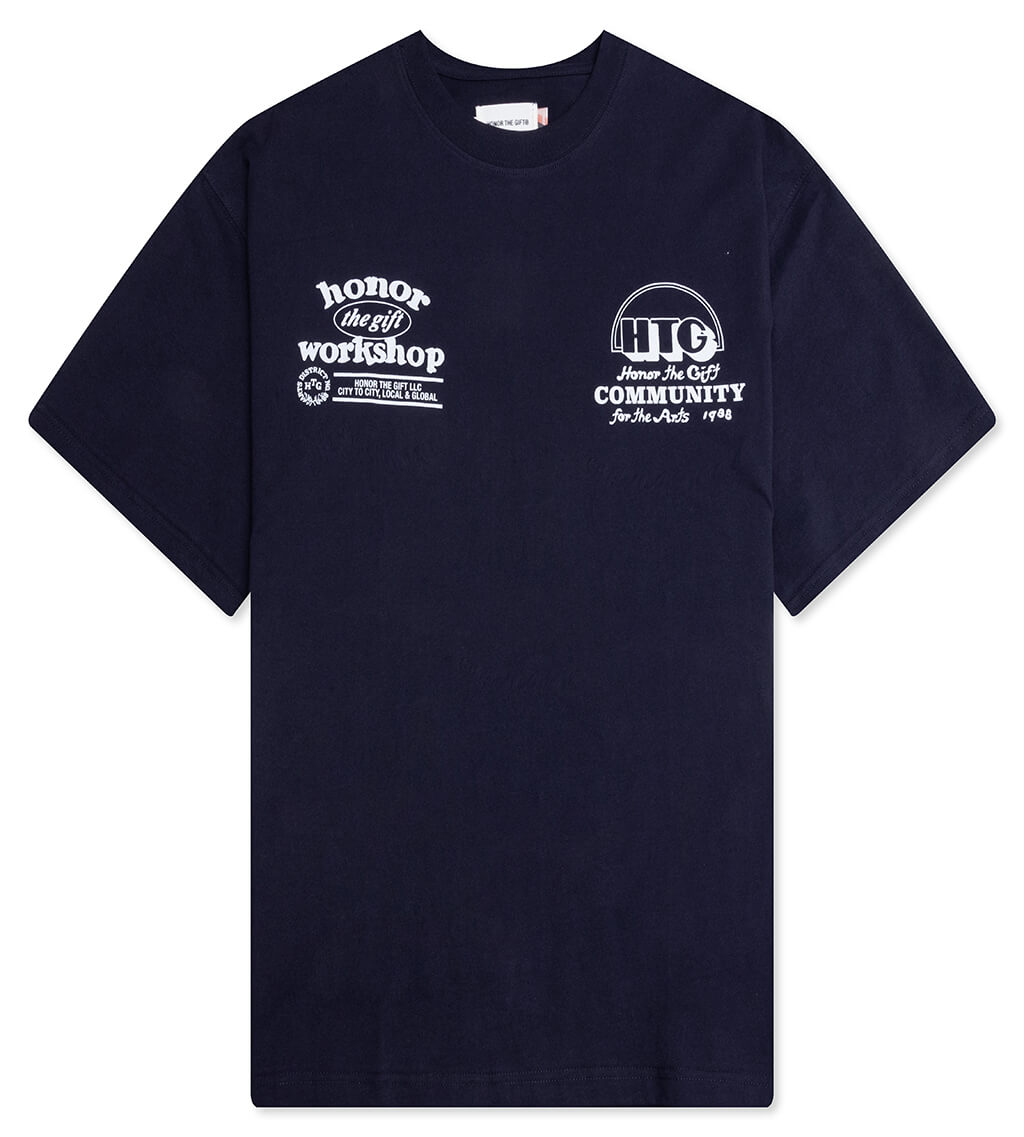Honor Workshop Tee - Navy