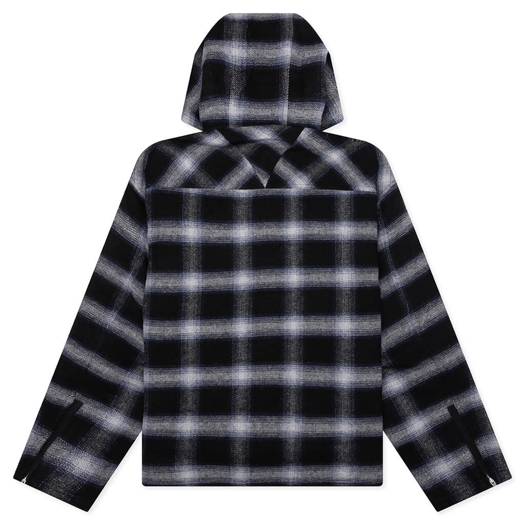 Hooded Over Shirt - Midnight Navy