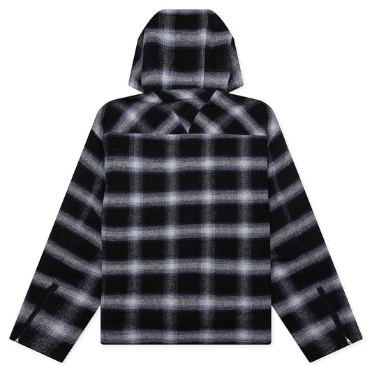 Hooded Over Shirt - Midnight Navy