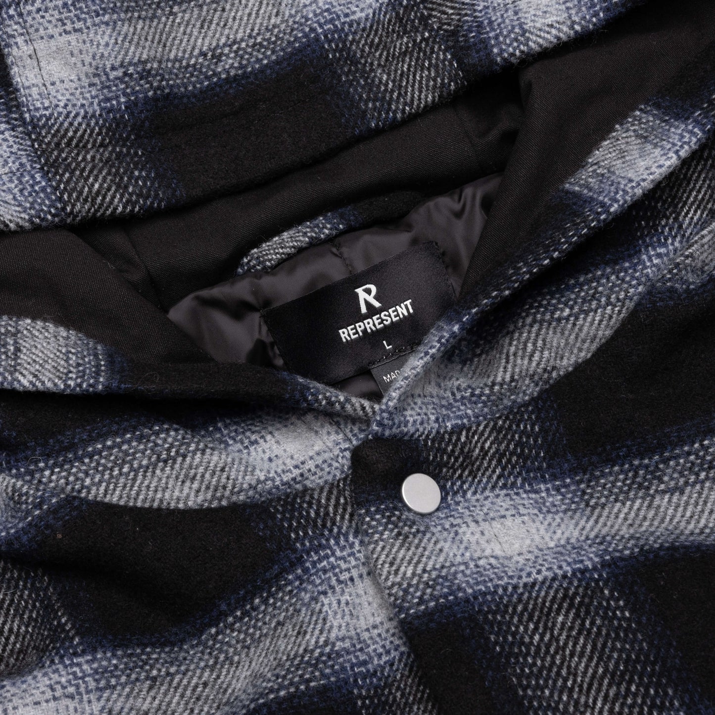 Hooded Over Shirt - Midnight Navy