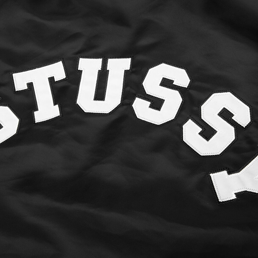 Hooded Coaches Jacket - Black