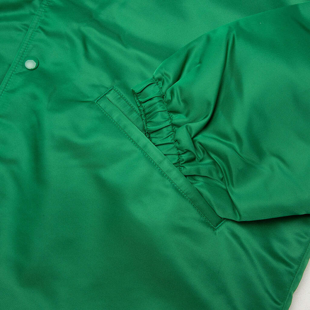Hooded Coaches Jacket - Green