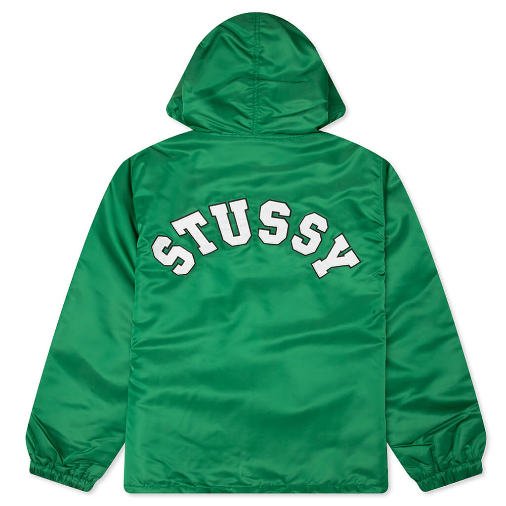 Hooded Coaches Jacket - Green