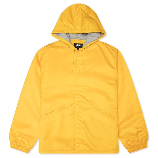 Hooded Coaches Jacket - Yellow