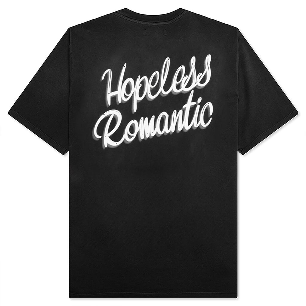 Hopeless Romantic Oversized Tee - Black