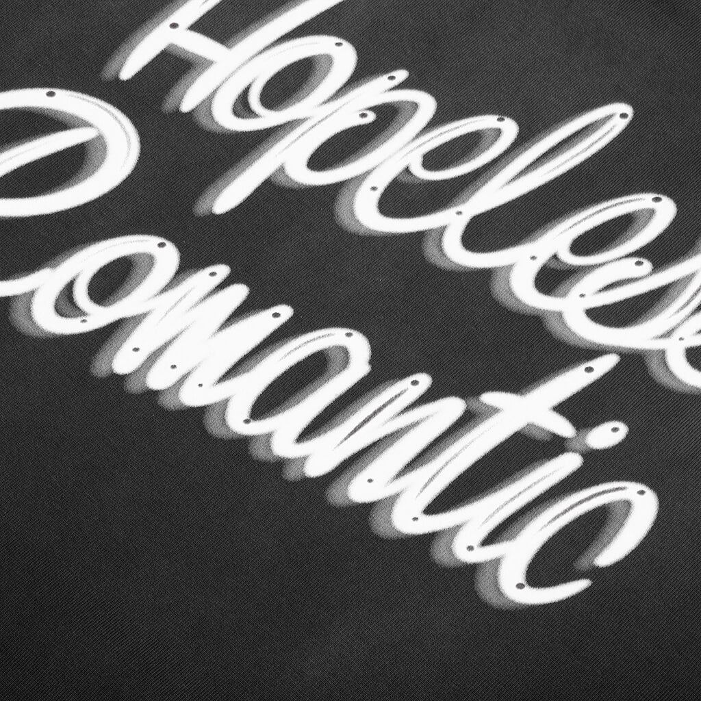 Hopeless Romantic Oversized Tee - Black