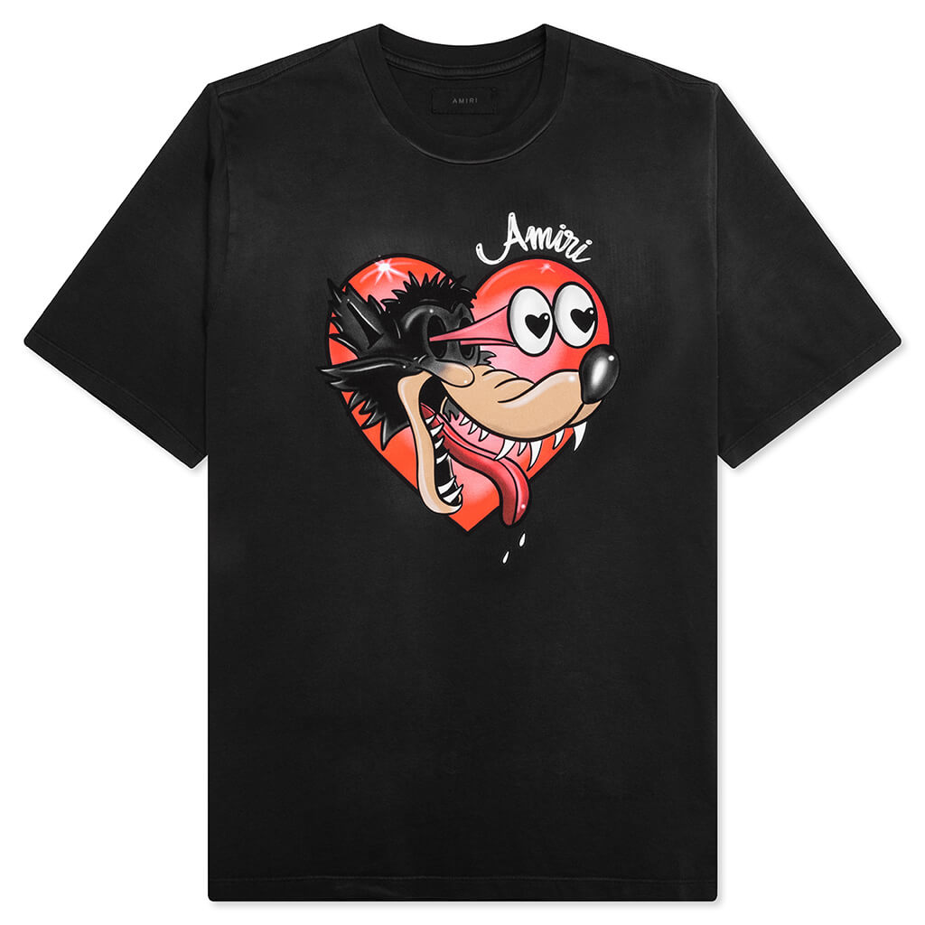 Hopeless Romantic Oversized Tee - Black