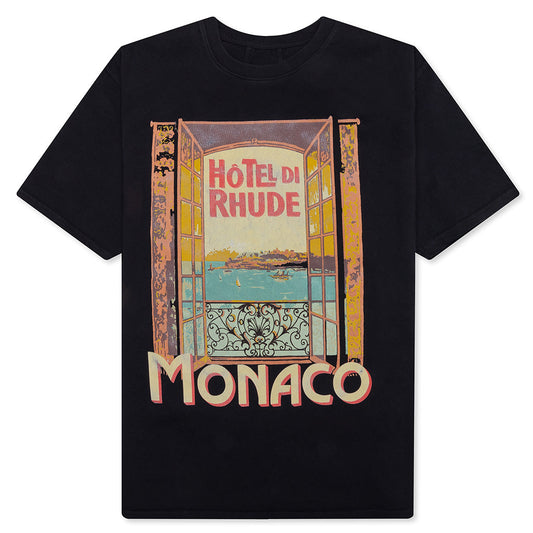 Hotel Di Monaco Tee - Vintage Black