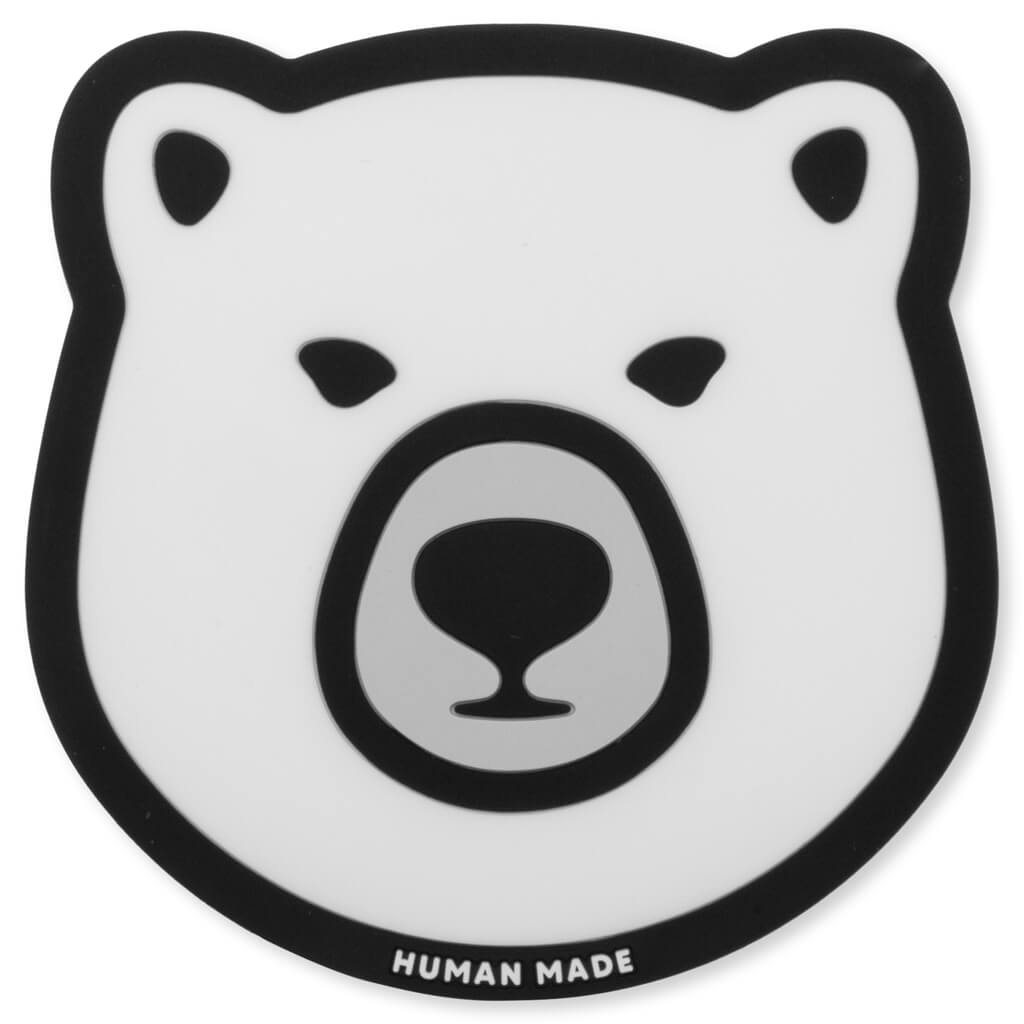 Animal Rubber Coaster - White