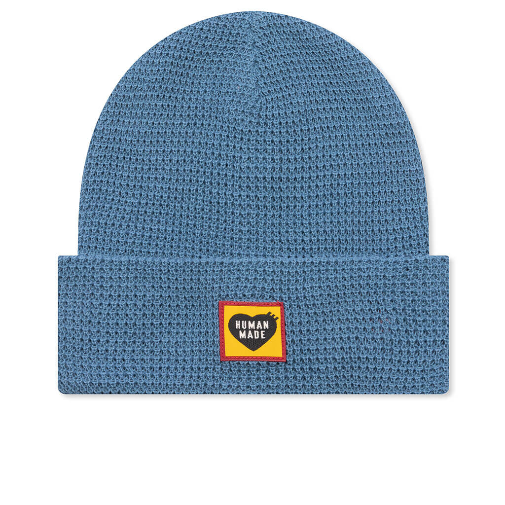 Waffle Beanie - Blue