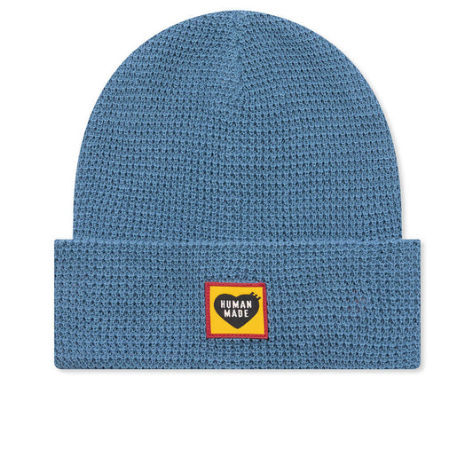 Waffle Beanie - Blue