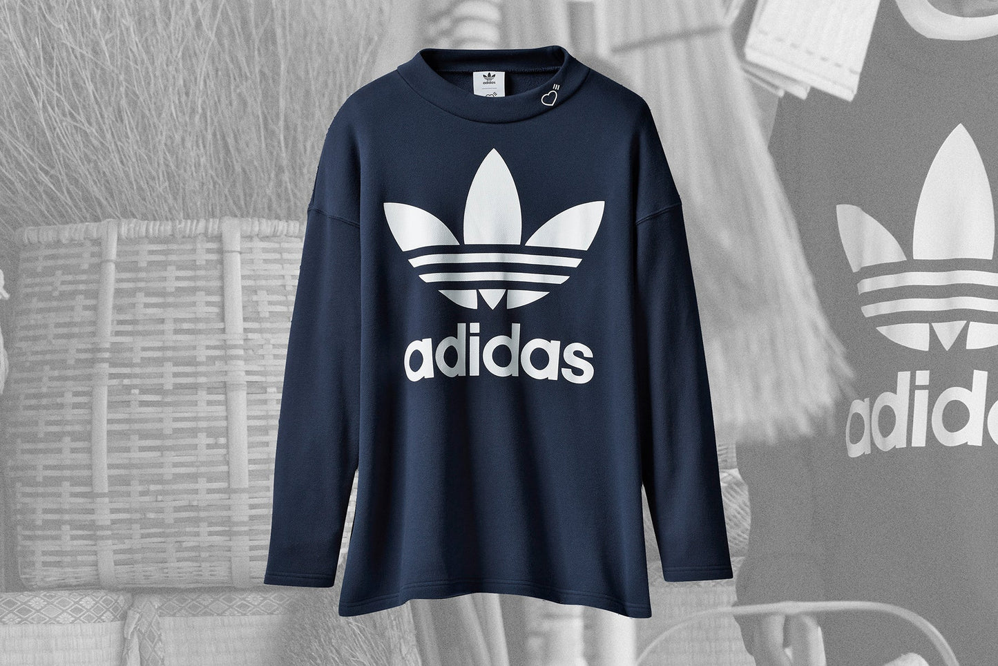 adidas Originals x Human Made Sweatshirt - Navy
