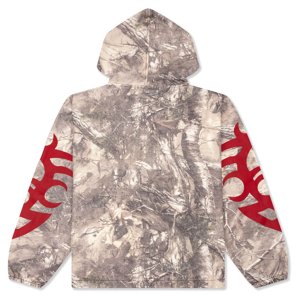 Hunt Canvas Poncho Hoodie - Camo