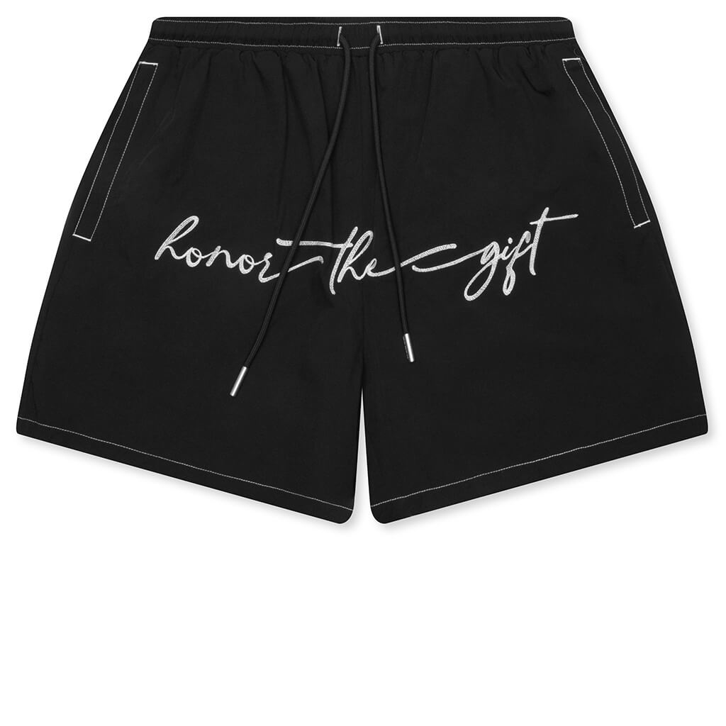 Hybrid Cursive 5" Trunk - Navy