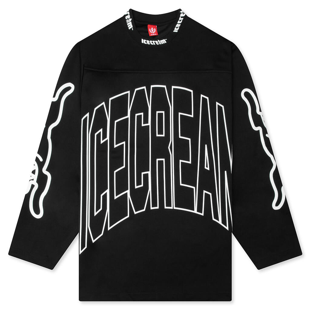 Hyperdrive L/S Knit Tee - Black