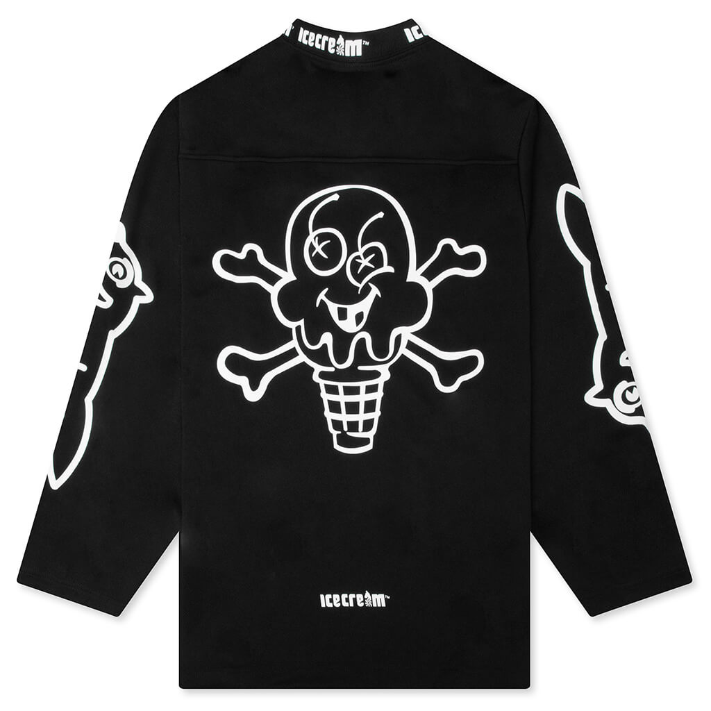 Hyperdrive L/S Knit Tee - Black