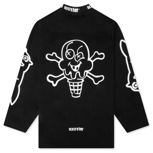 Hyperdrive L/S Knit Tee - Black