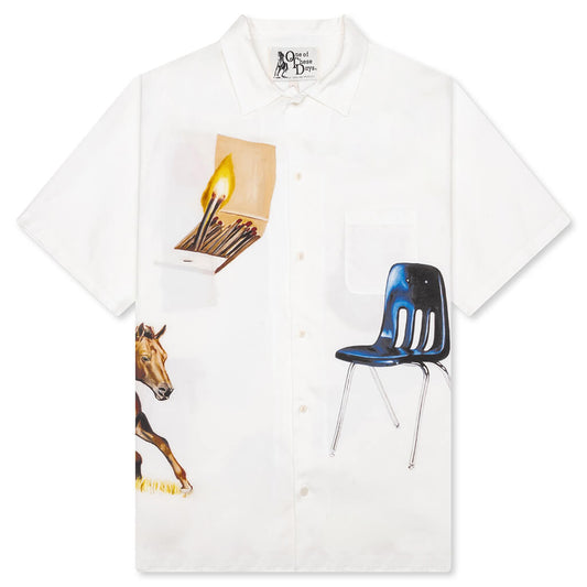 I Never Believed In Much, But I Believe In You Camp Shirt - Ivory