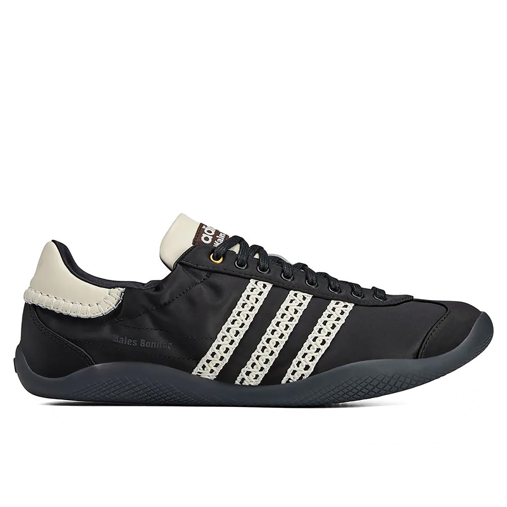 adidas Originals x Wales Bonner Karintha Low Satin - Core Black/Dark Brown/Cream White