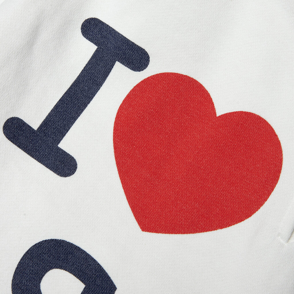 I Love Saint Sweat Pants - White