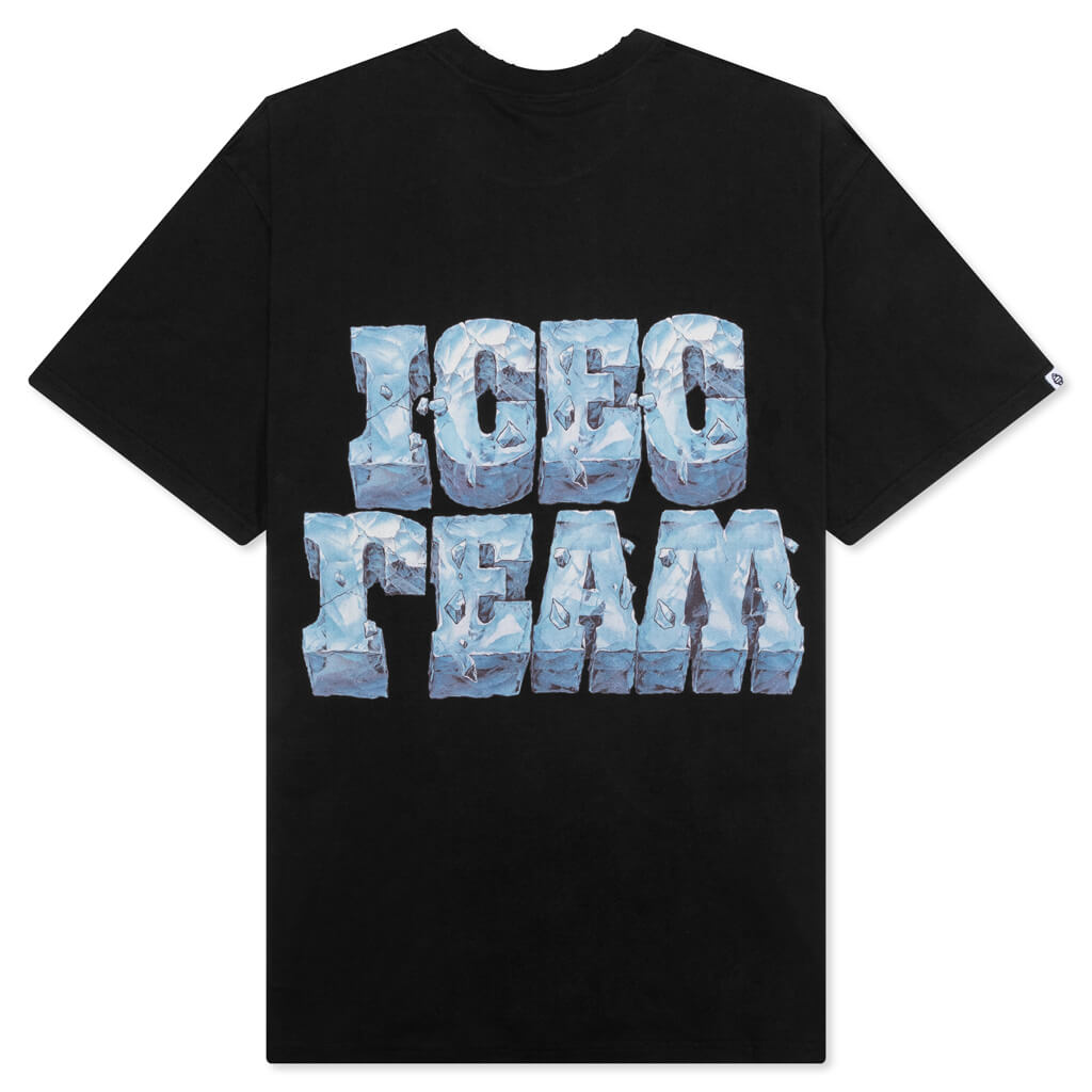 Over Size Fit Ice Block S/S Knit  - Stretch Limo