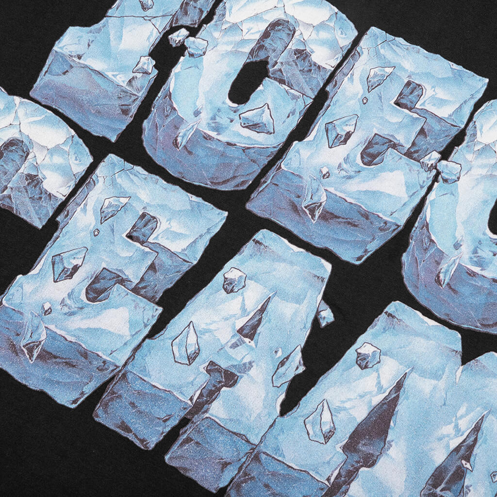 Over Size Fit Ice Block S/S Knit  - Stretch Limo