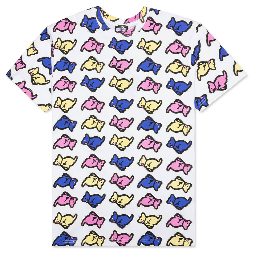 All Dogs S/S Knit - White