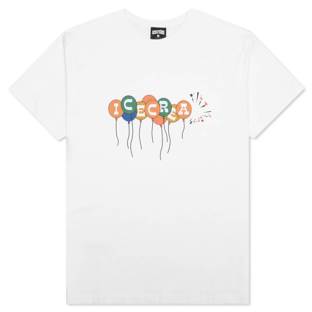 Balloon S/S Tee - White