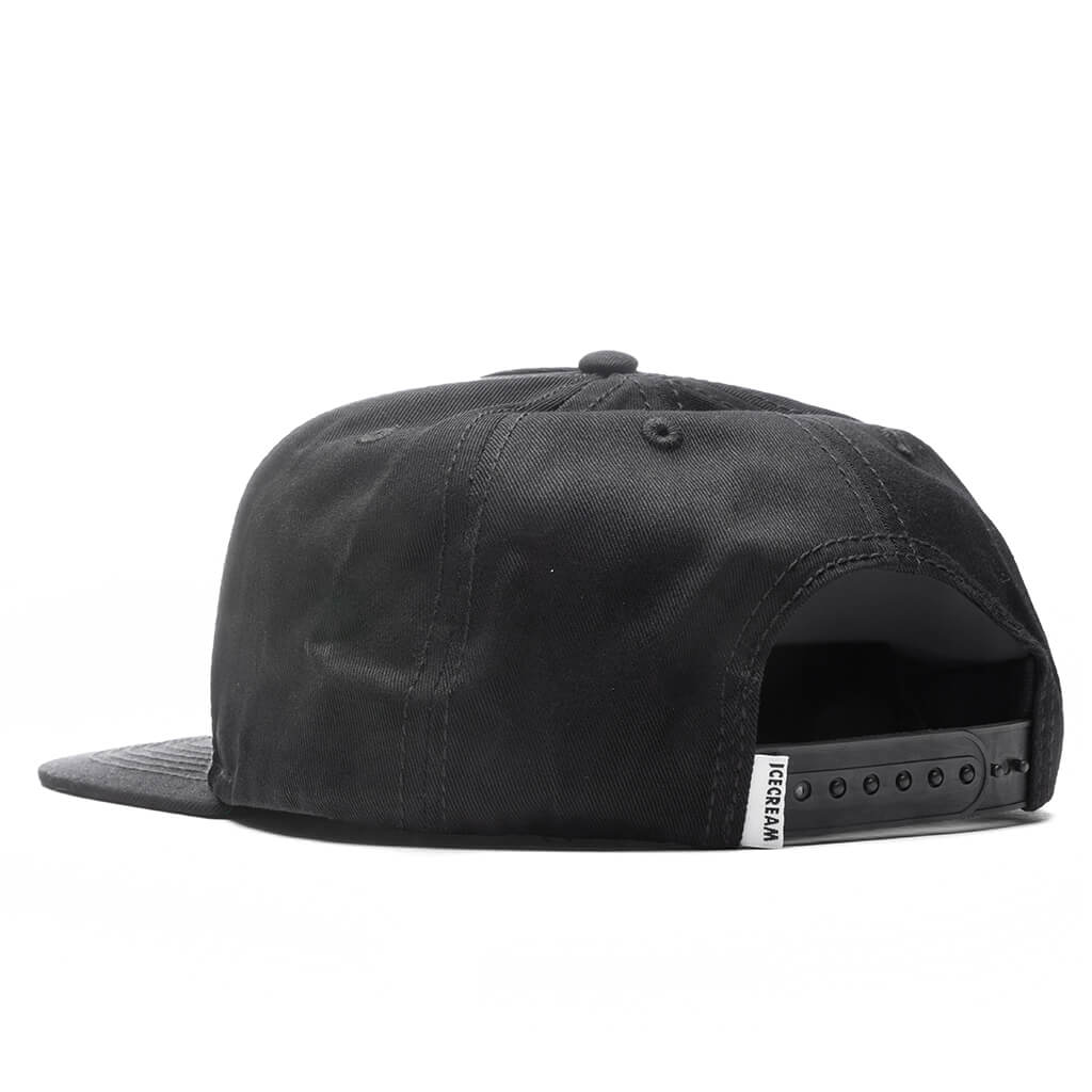 Bark Snapback Hat - Black