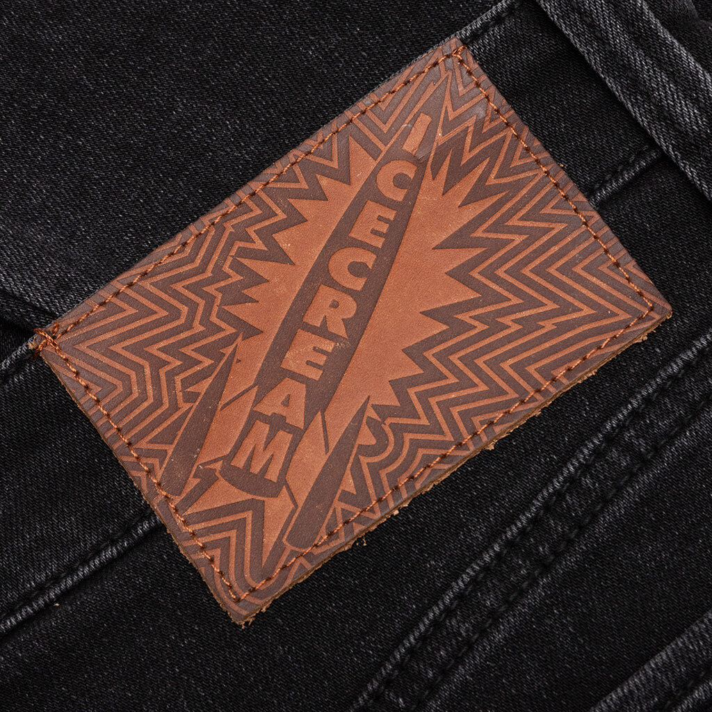 Black Running Dog Jean - Black Jean