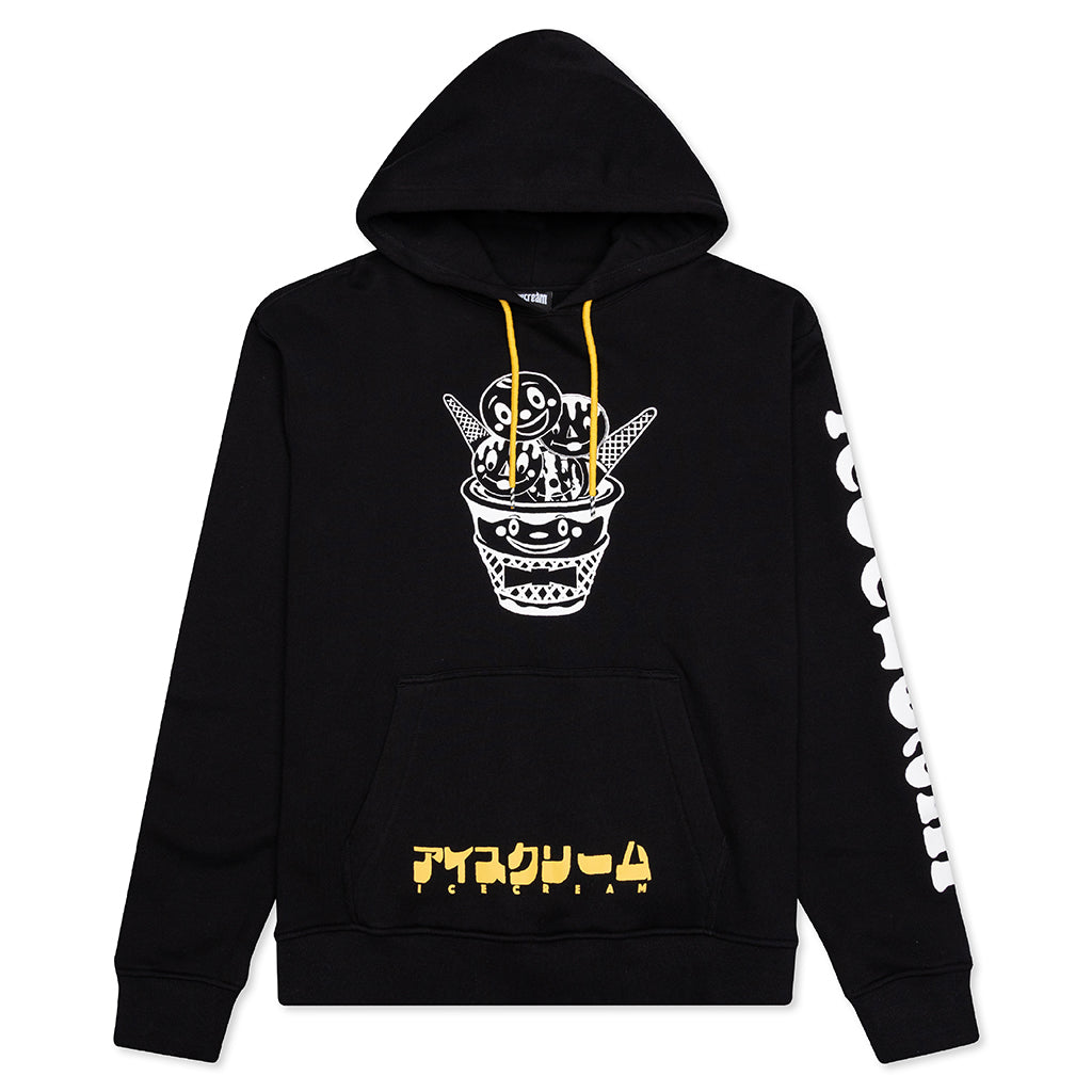 Bow Tie Hoodie - Black